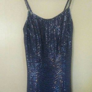 Vintage CACHE Beaded Evening Gown